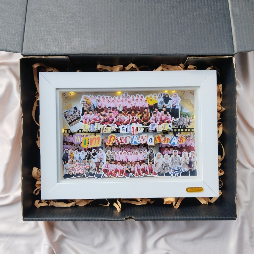 Scrapframe / Hampers frame / Kado Perpisahan / Pigora Foto / Foto Led