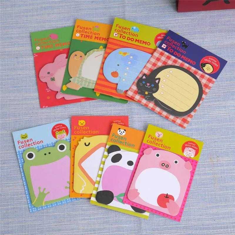 

STICKY NOTE LUCU KARAKTER HEWAN