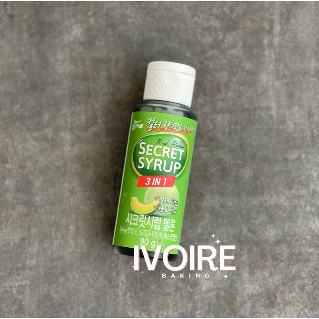 

Korean Secret Syrup 3 in 1 (Flavoring, Aroma, Coloring)