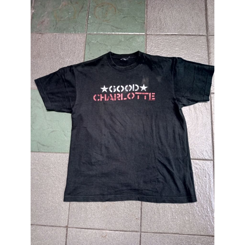 kaos band vintage original good Charlotte tour 2000