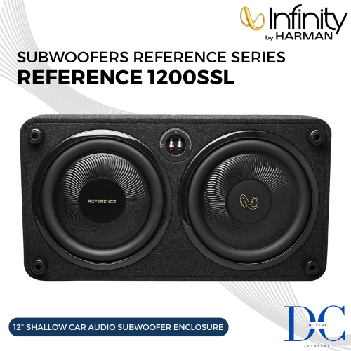 Subwoofer Mobil - Subwoofer Infinity Reference 1200SSL - 12 Inch Shallow Audio Mobil Subwoofer - Aud