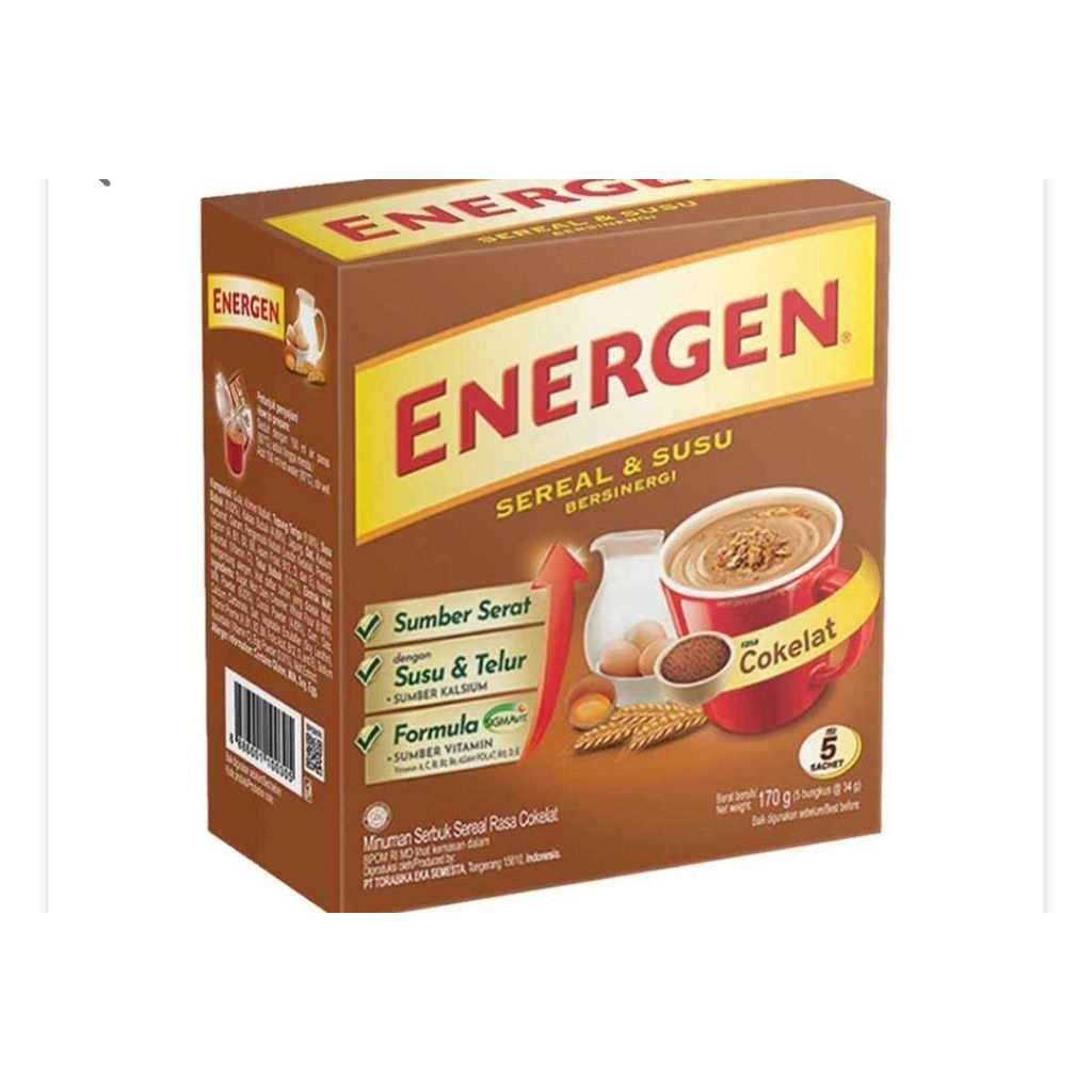 

Energen serial & Susu coklat 5×34g