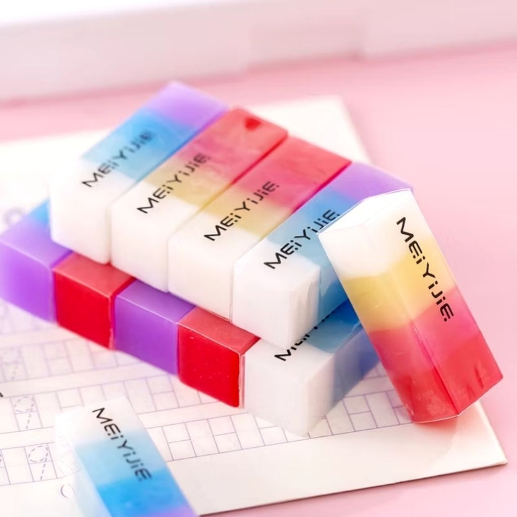 

Penghapus Pensil Motif Warna Warni Colorfull Eraser