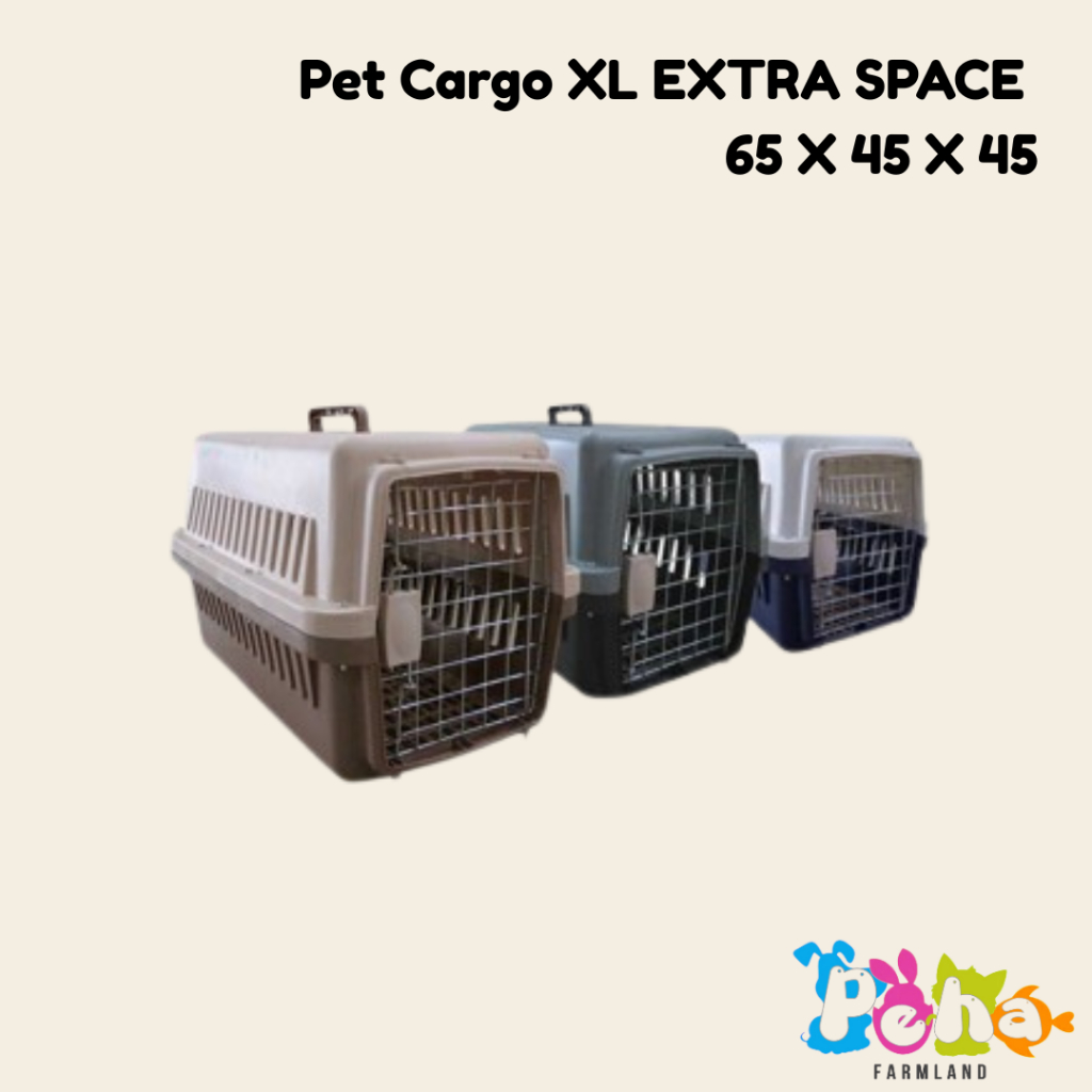 Pet Cargo XL EXTRA SPACE 65 X 45 X 45 PetCargo Kucing/Kelinci Pet cargo Anjing