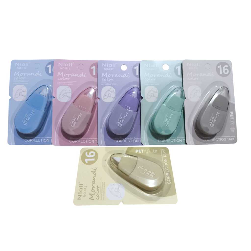 

[cod bisa] tipe x kertas morandi 5 mm penghapus pulpen perlengkapan sekolah anak-anak correction tape