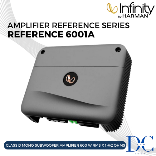 Power Amplifier Mono Subwoofer Mobil - Amplifier Infinity Reference 6001A - Class D Mono Subwoofer A