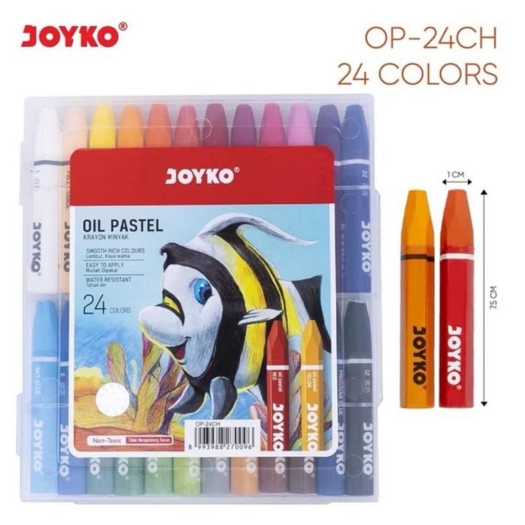 

OIL PASTEL JOYKO 24 WARNA OP-24CH