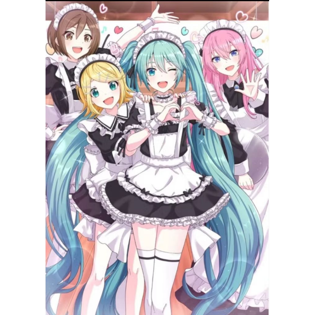 Miku Maid Costume Cosplay