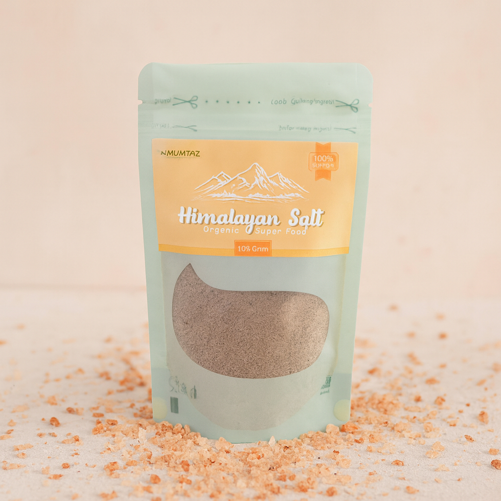 

Garam Himalaya Asli Original Natural Himalayan Salt pink Himsalt organic chia seed 1kg ibnu sina