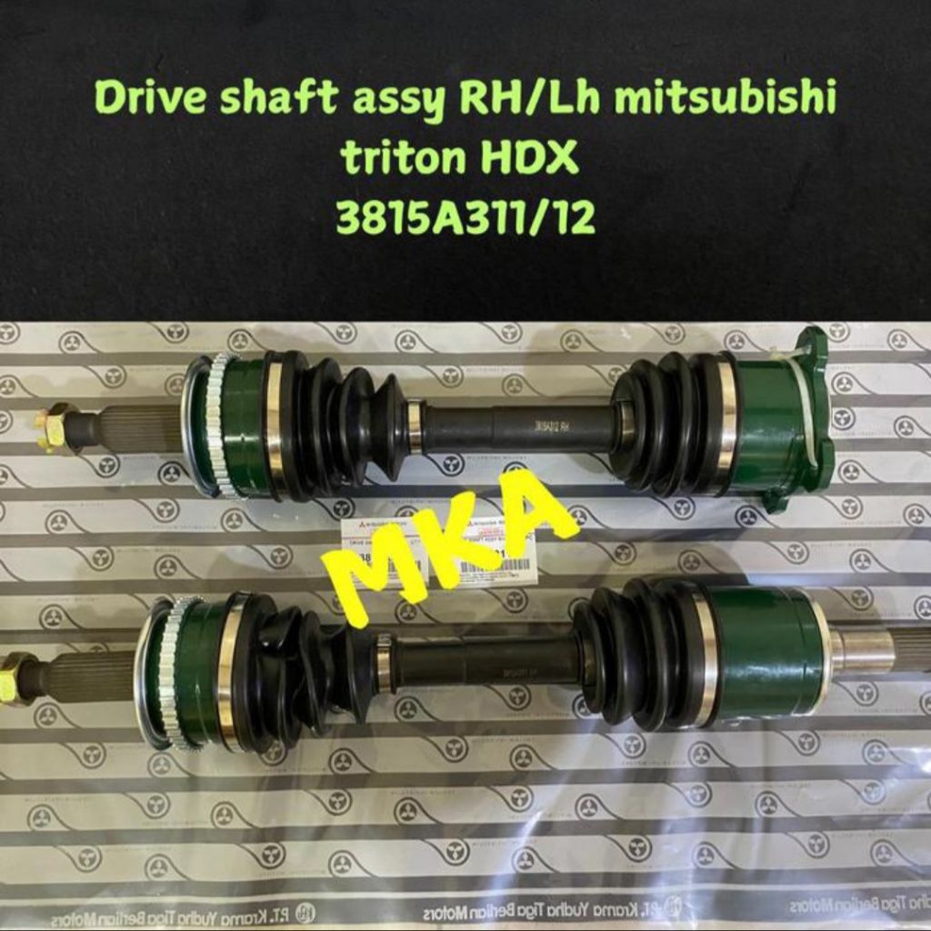 DRIVE SHAFT ASSY SET KIRI KANAN TRITON HDX 1SET