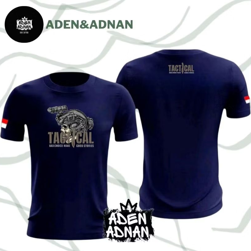Kaos TACTICAL TENGKORAK jersey Dry Fit Brazil lengan pendek kaos sablon dtf