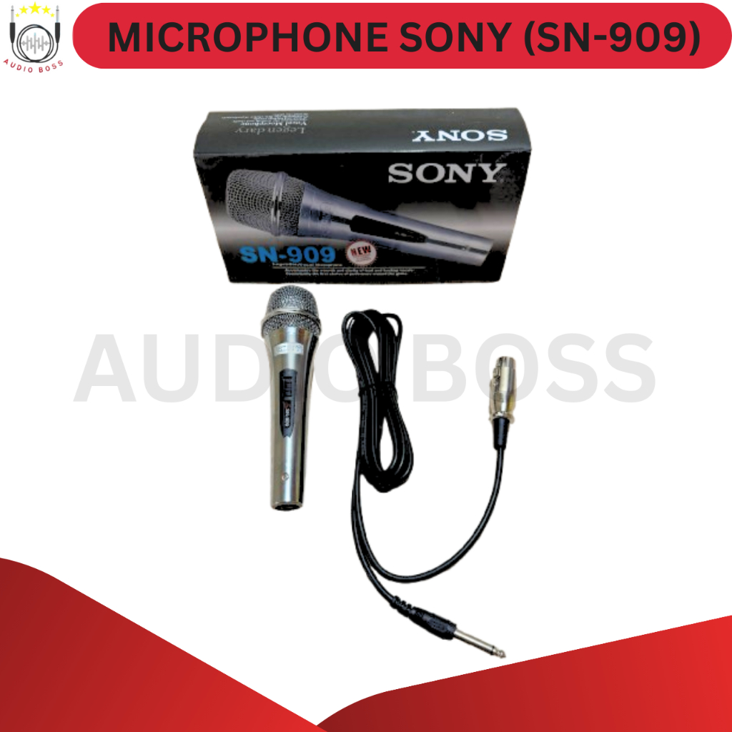 Audio Boss Microphone Speaker Mic Kabel SN 909 SONY