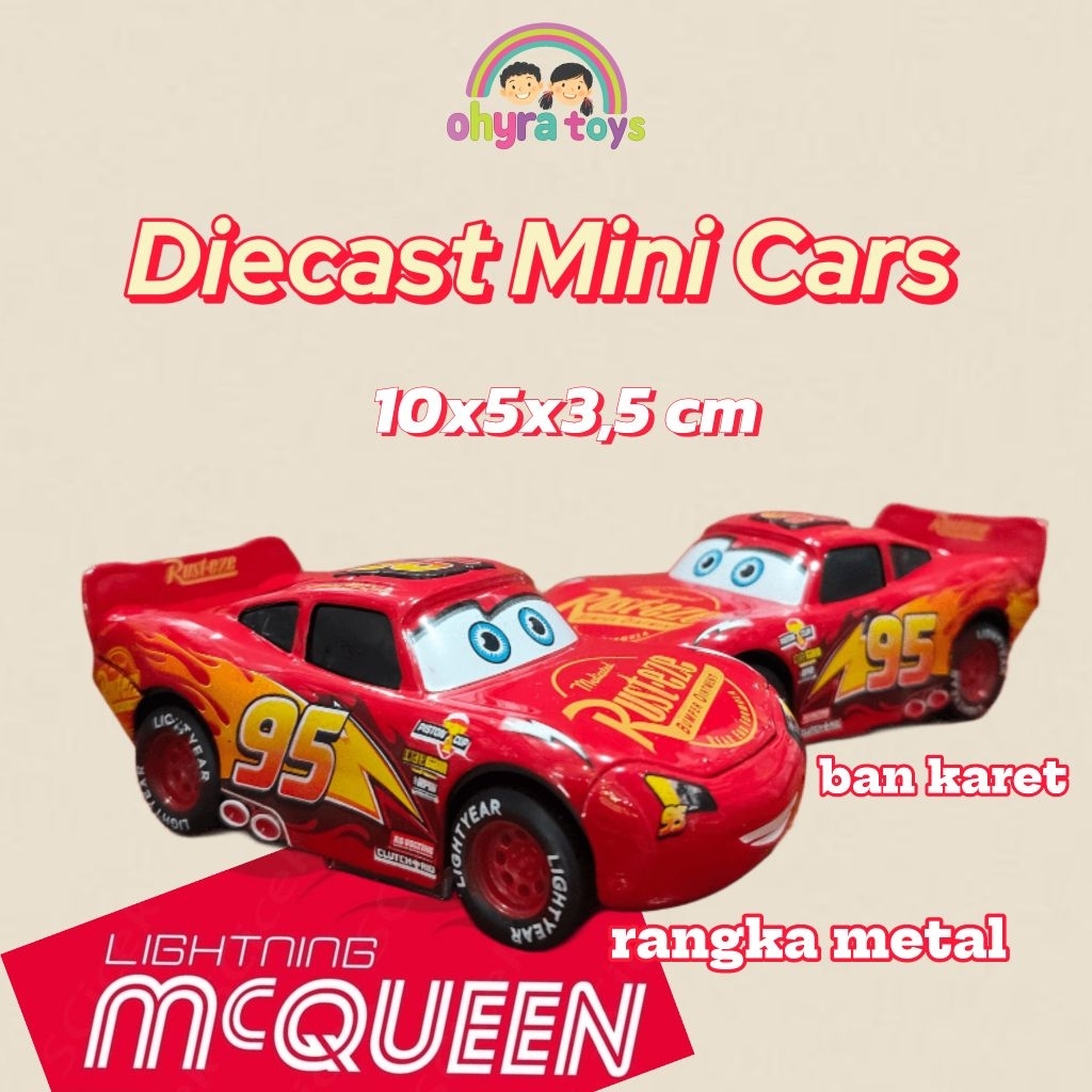 Mainan Anak Diecast Cars Mini Lightning McQueen