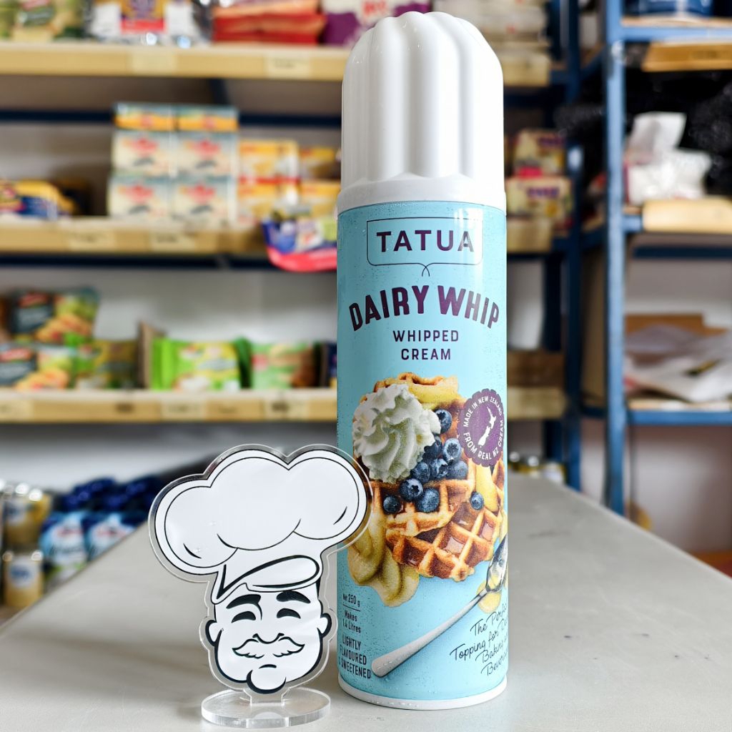 

Tatua DairyWhip 250Gr / Whipping Cream Aerosol Tatua / Whip Cream Botol Aeorosol 250Gr