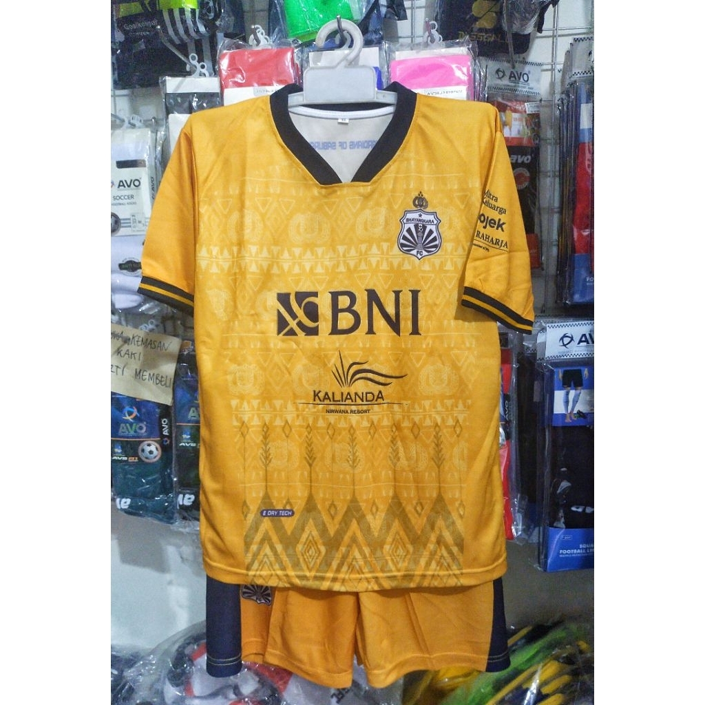 bhayangkara stelan jersey anak