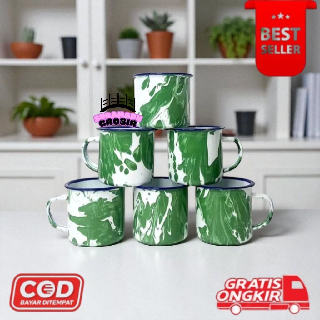 [SG] Paket hemat mug enamel blirik 7cm
