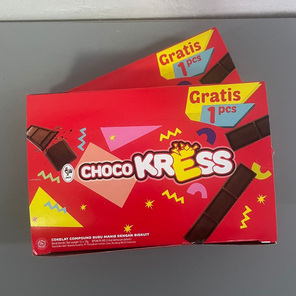 

COKLAT AYAM JAGO CHOCO KRESS 10 GRAM 1 BOX ISI 12