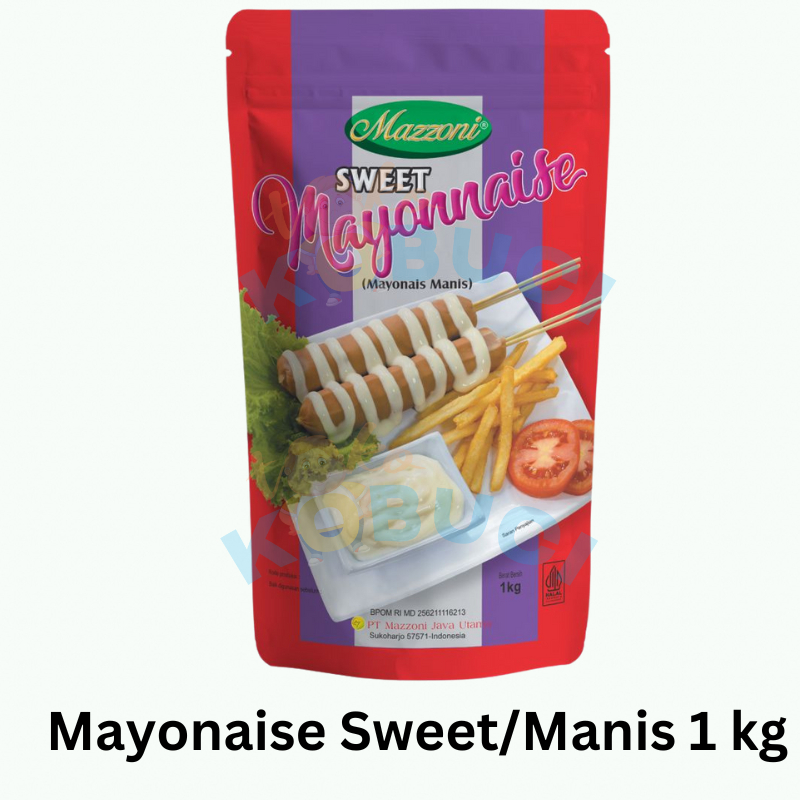 

Mazzoni Mayonnaise Sweet 1 Kg / Mazzoni Mayonaise Manis Murah Enak
