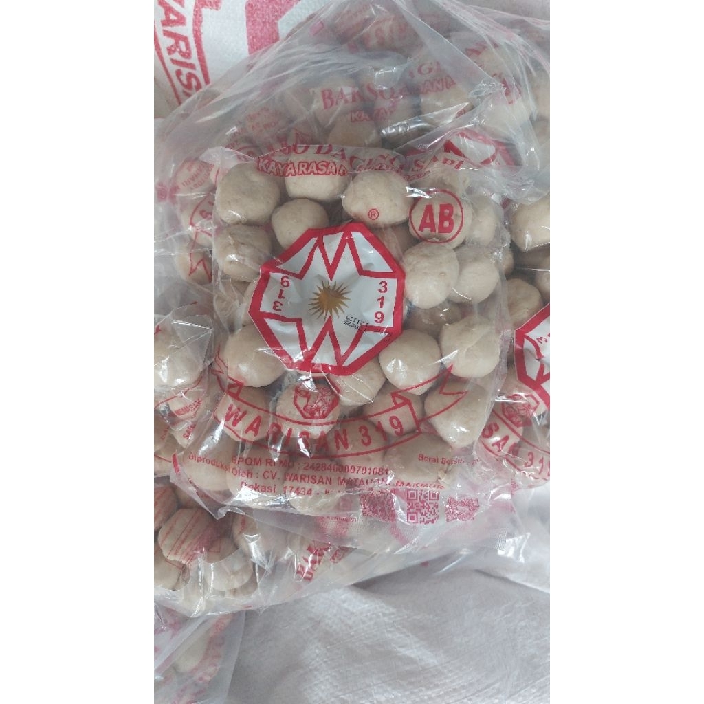 

Bakso warisan 319 AB isi 50