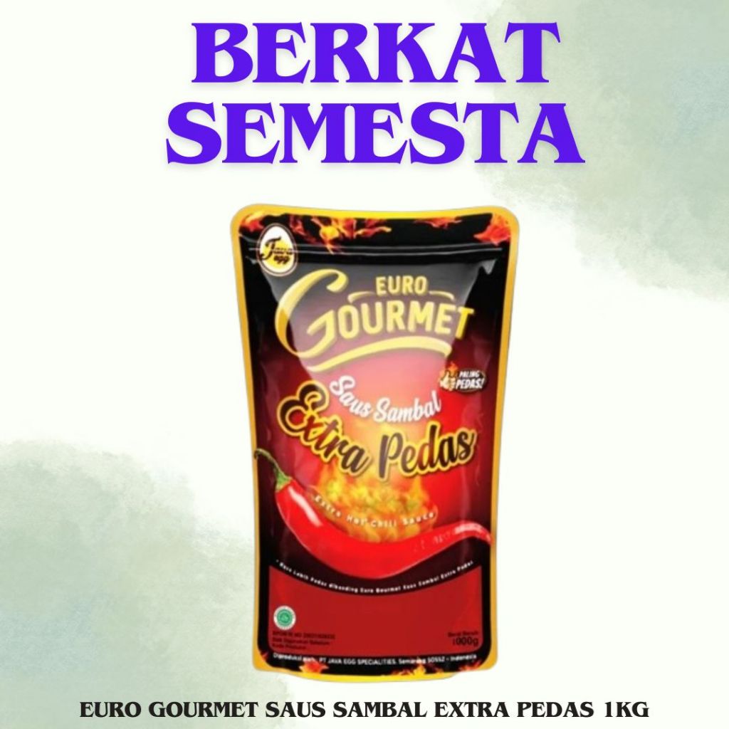 

EURO GOURMET SAUS SAMBAL EXTRA PEDAS 1KG