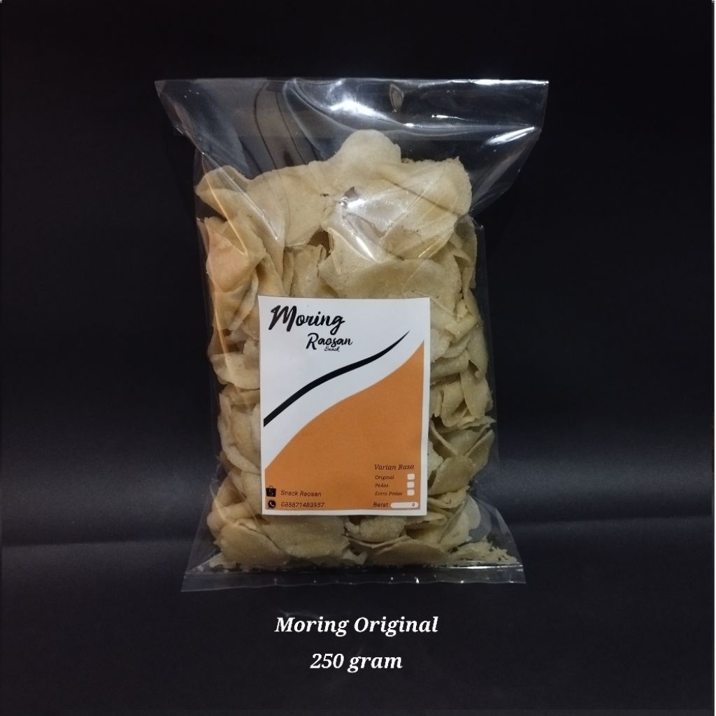 

Moring Original Raosan Snack 250 gram