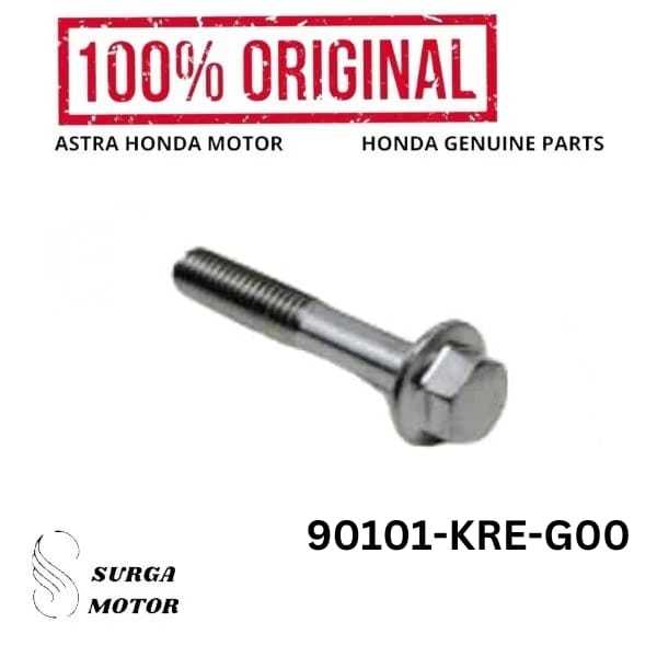 Baut Mur Rangka Frame 8X70T Motor Honda CRF 150L 90101KREG00 90101-KRE-G00 Bolt Flange ori original 