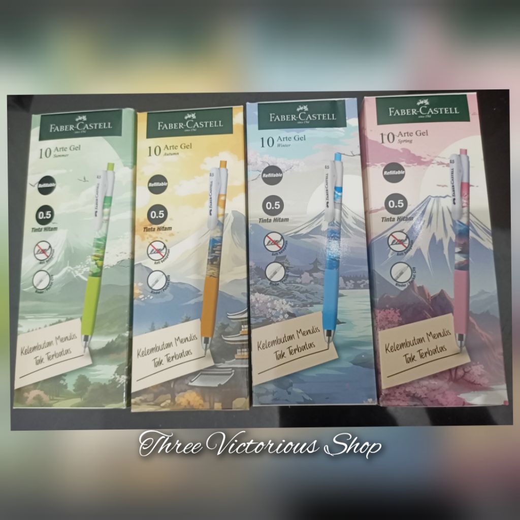 

Original Faber Castell Arte Gel Japan Series per pcs bolpen pena pen (SATUAN)