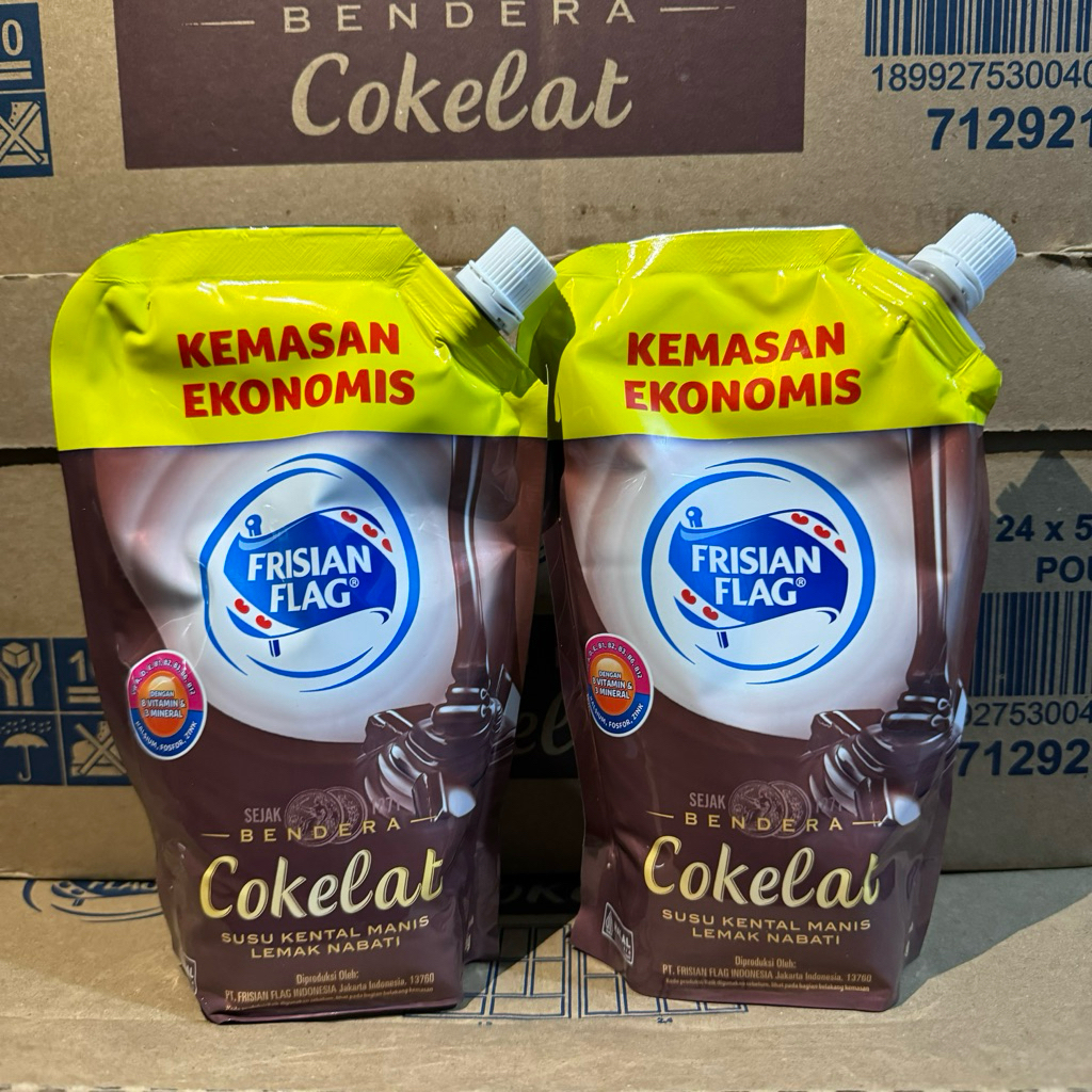 

FrisianFlag Susu Kental Manis Pouch Coklat 545gr EXP NOVEMBER 2025