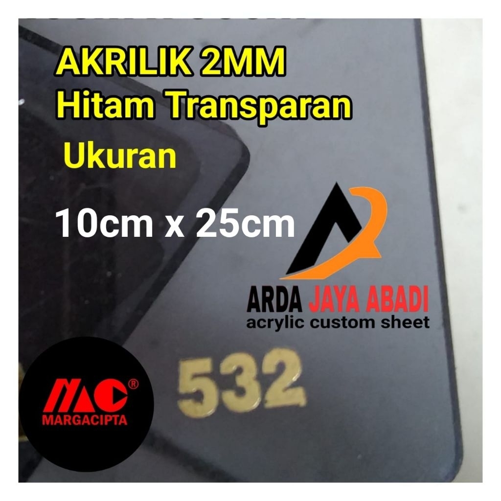 

akrilik 2mm hitam transparan 10 x 25 akrilik lembaran marga cipta warna riben