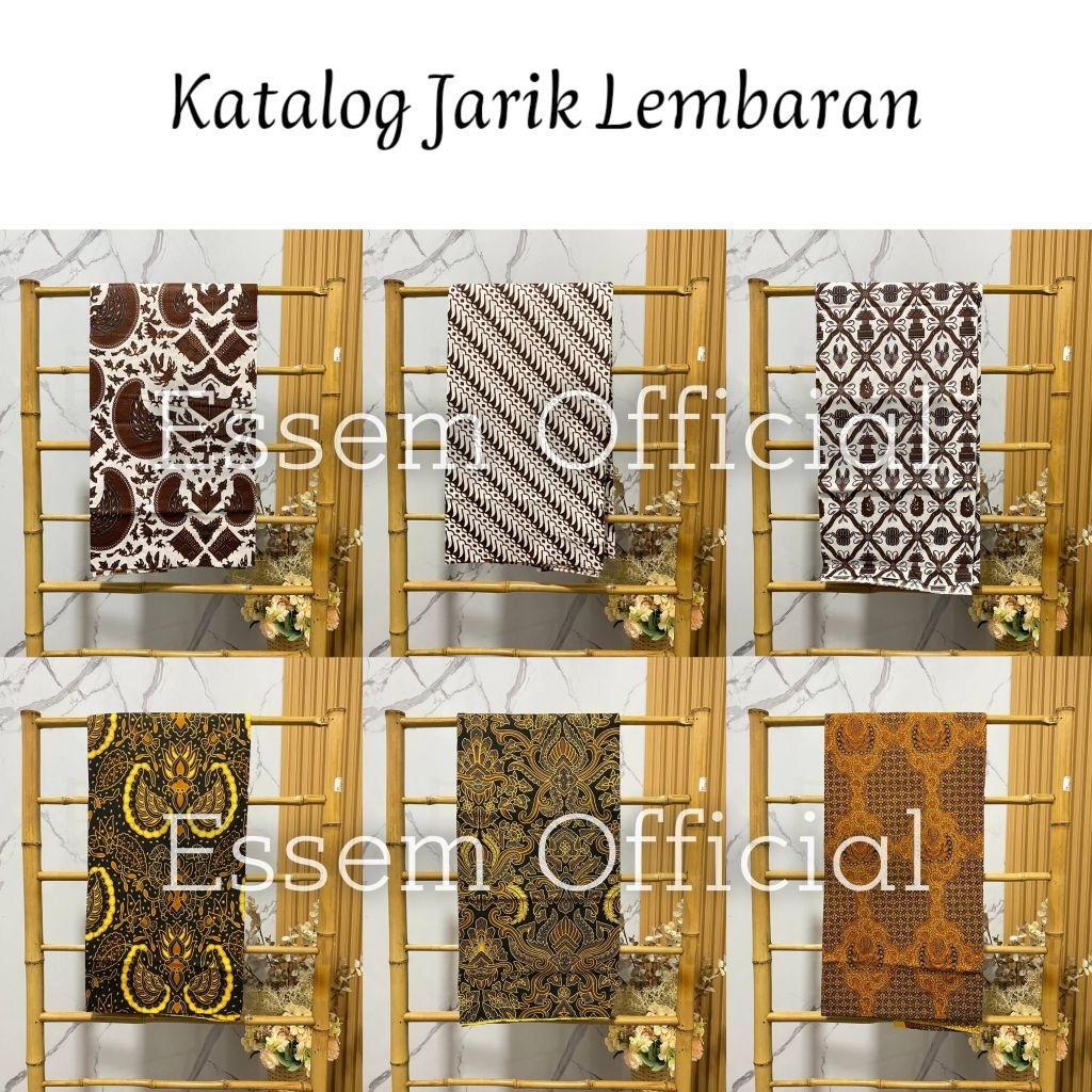[L1] Jarik Lembaran Nuansa Putih & Coklat