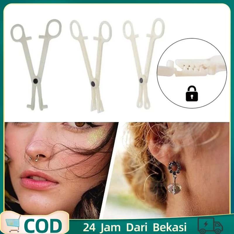 Alat Tindik Isi 2/1set Alat Tindik Lidah Alat Piercing Pusar Sekali Pakai Alat Piercing Telinga