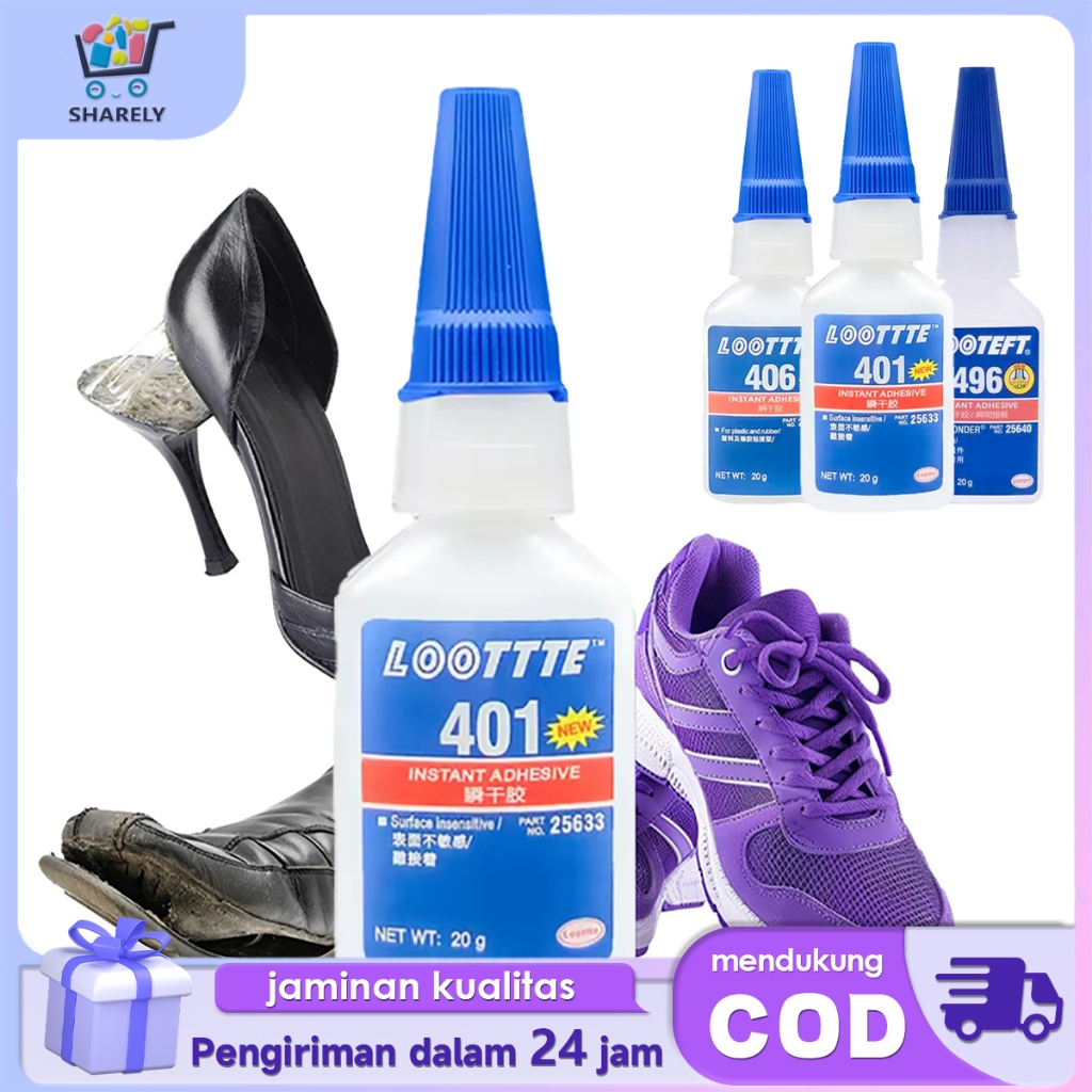 

Lem Instan 401 406 496 Lem Cepat Kering Super Glue Instant Adhesive Cairan Power Glue Lem Serbaguna