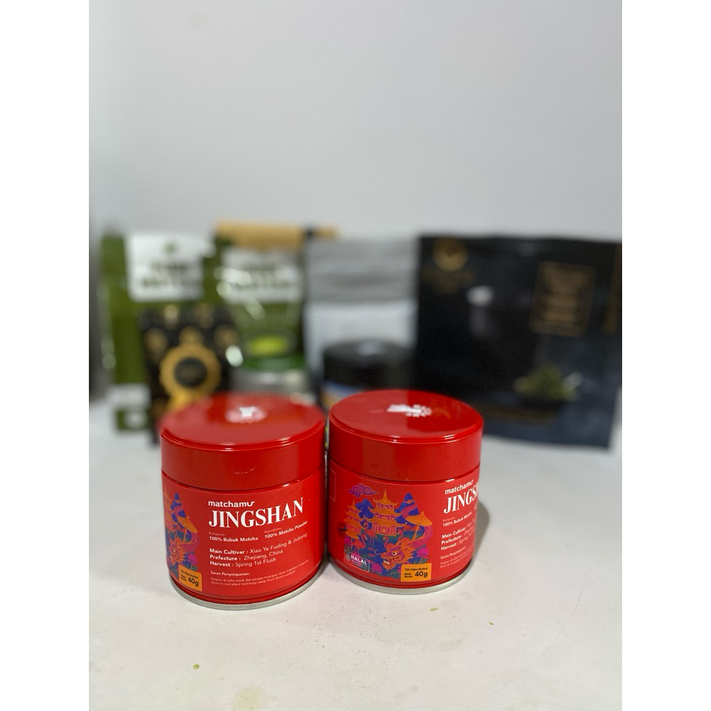 

Matchamu Jing Shan 40g – Matcha Ceremonial Grade Jepang Premium untuk Latte & Teh Hijau Organik