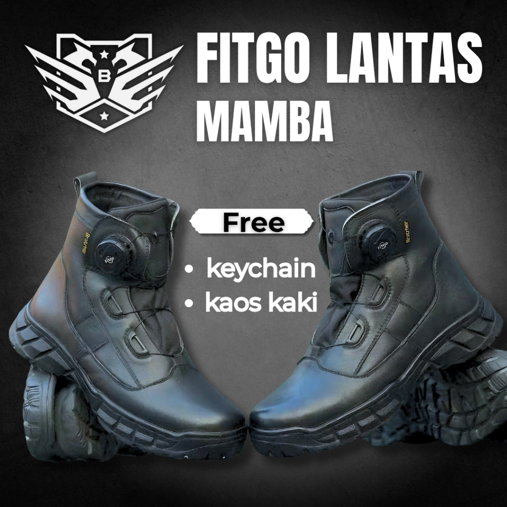 BROTRHER Mamba Pendek Sepatu Pdh 6 Inch Kulit Asli