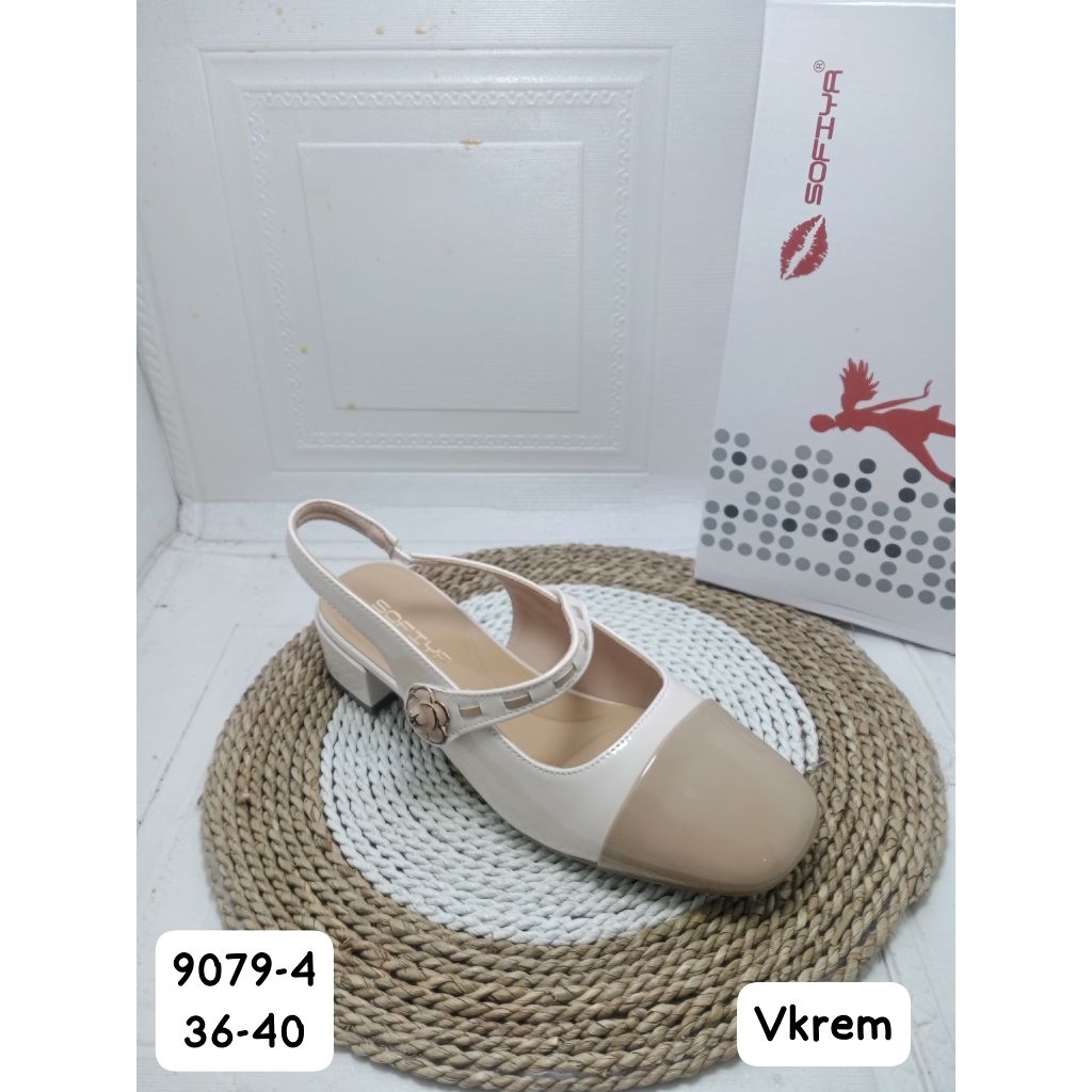 SANDAL HAK TALI IMPORT WANITA SOFIYA 9079-4