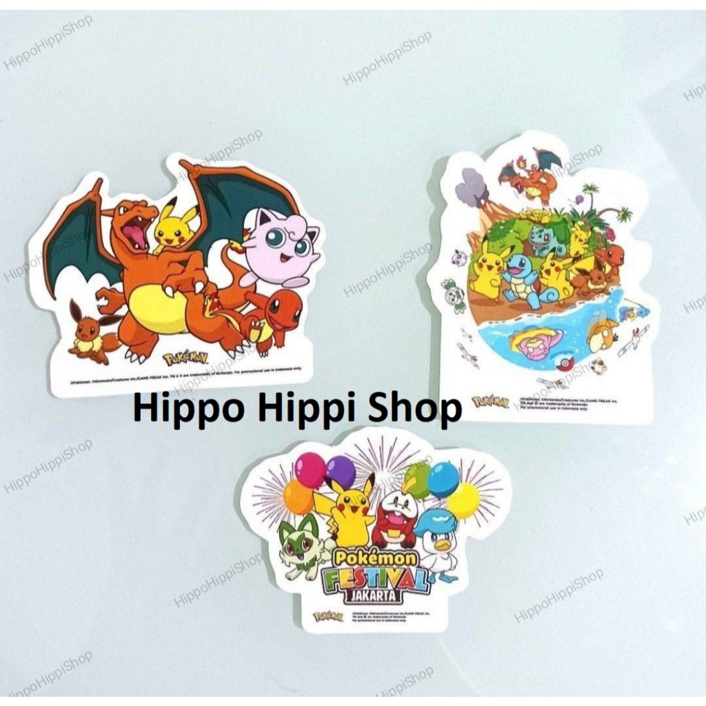 

[New] Set Stiker Sticker Pokemon Festival Jakarta
