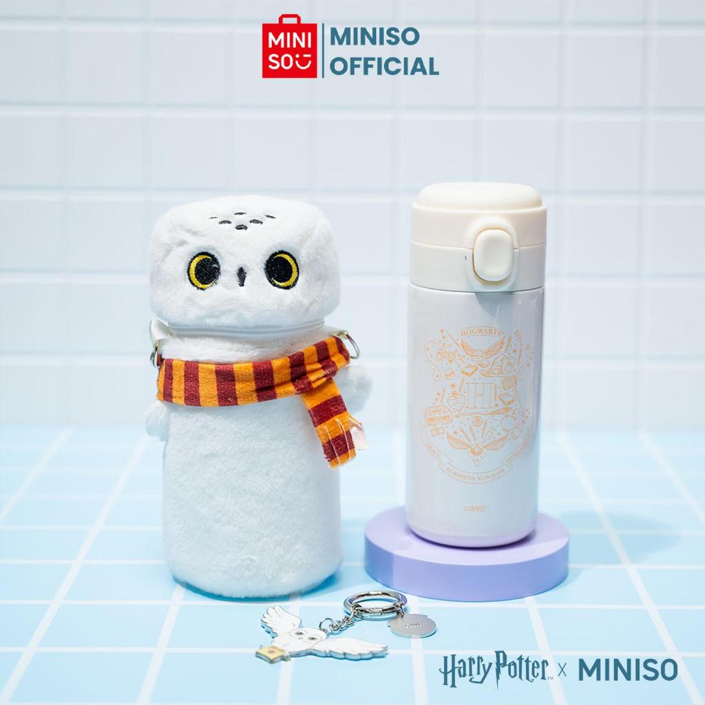 Miniso X Harry Potter Thermos Tumbler Stainless Steel Cangkir Tumbler Botol Minum Hot & Cold Dan Owl
