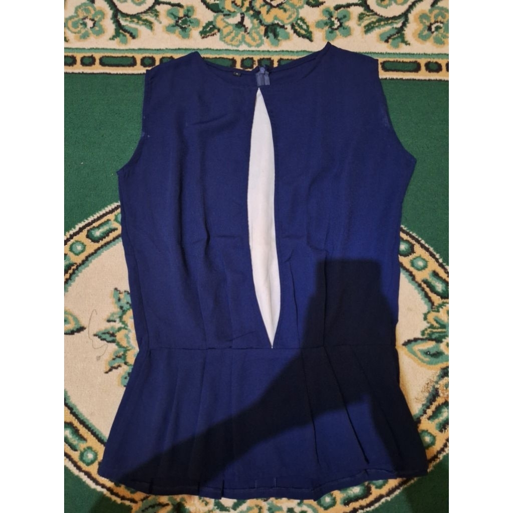 preloved blouse navy