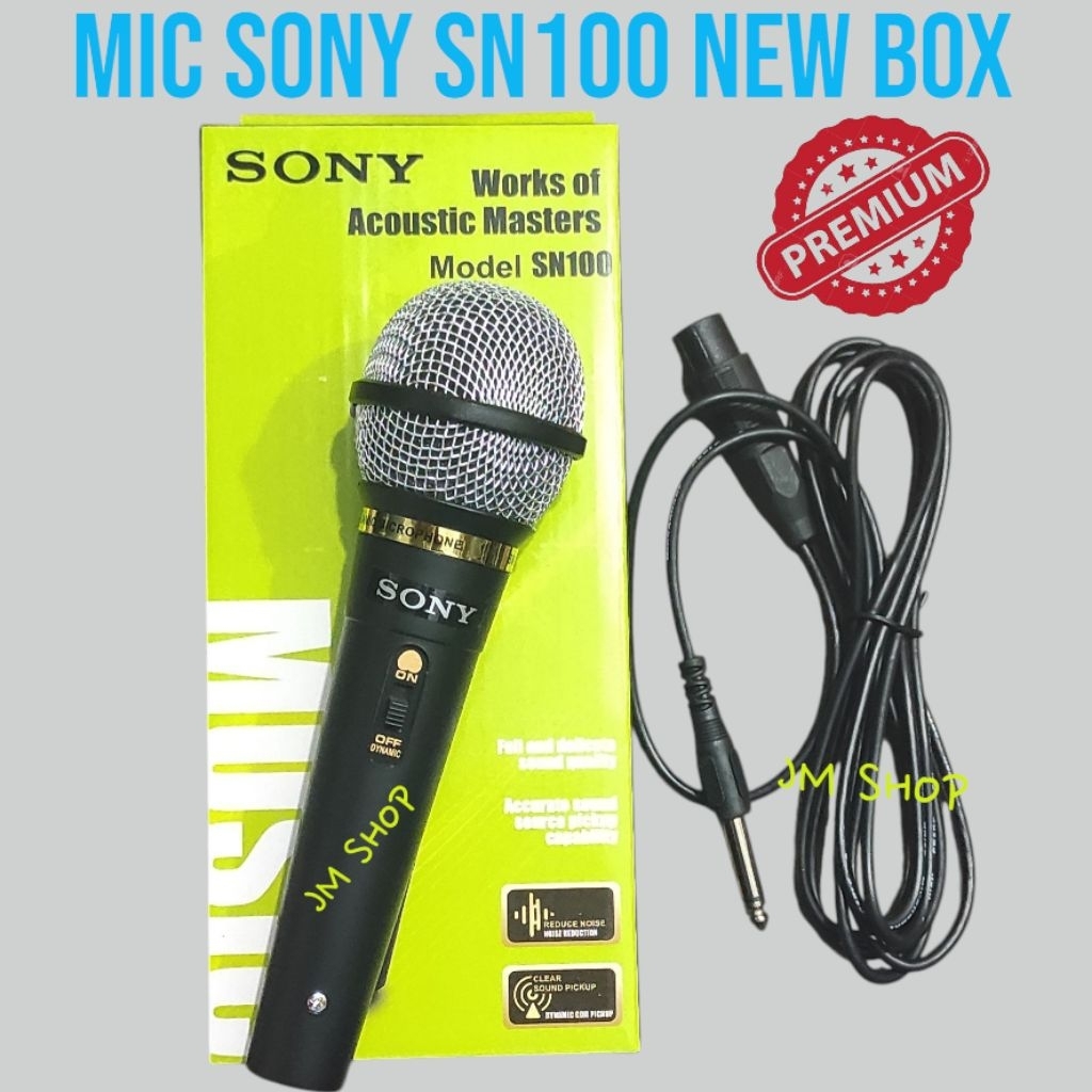 MICROPHONE KARAOKE SONY/MIC KABEL SPEAKER SONY SN 100