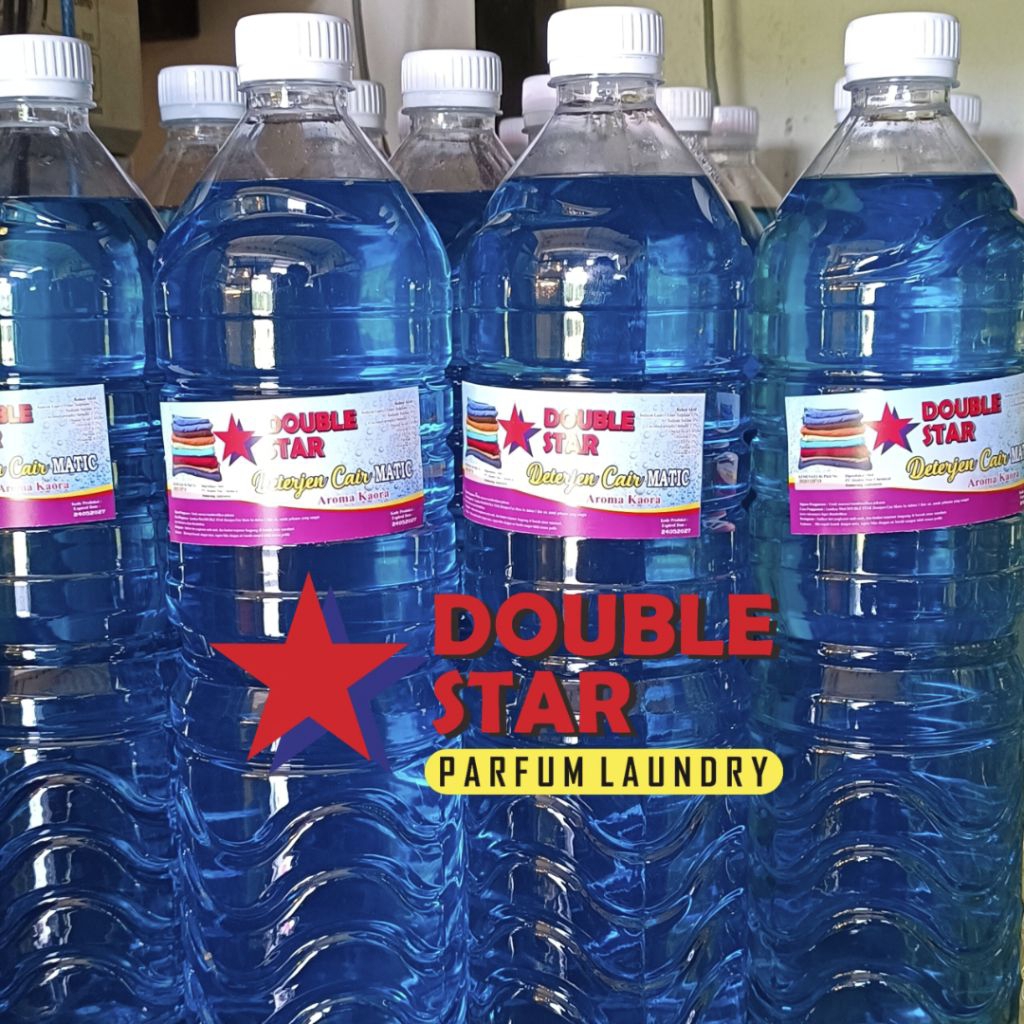Deterjen Cair Double Star Botol 1,5 liter
