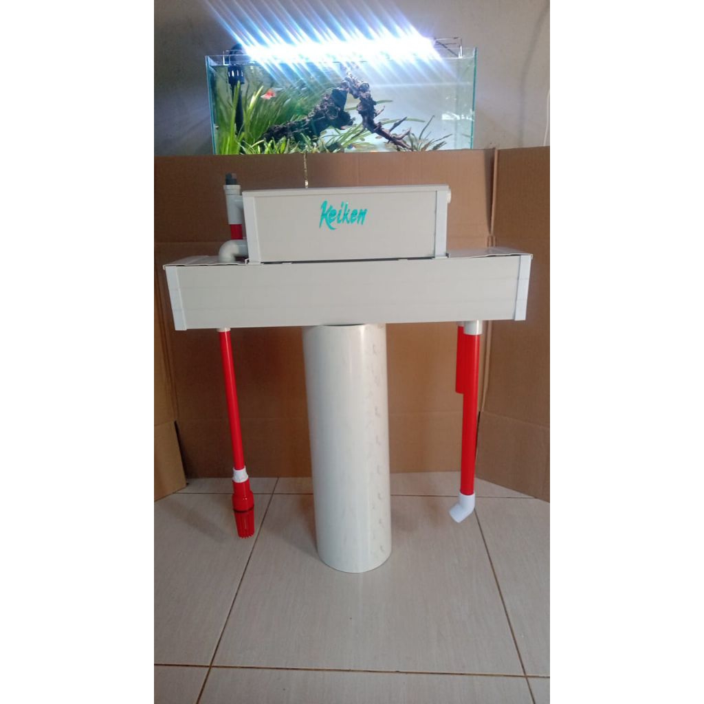 filter talang aquarium 2 susun /double deck 60cm