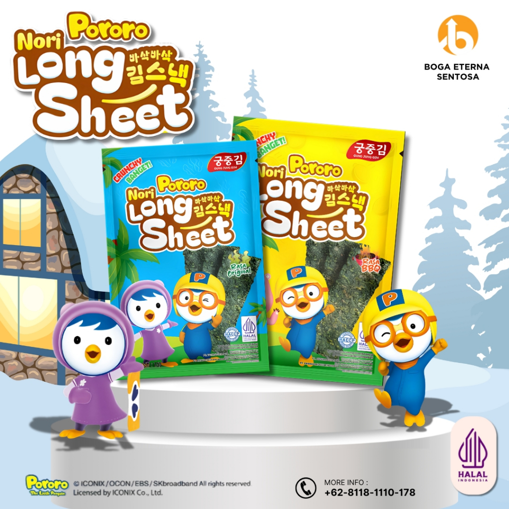 

PORORO NORI LONG SHEET / RUMPUT LAUT KERING (HALAL)