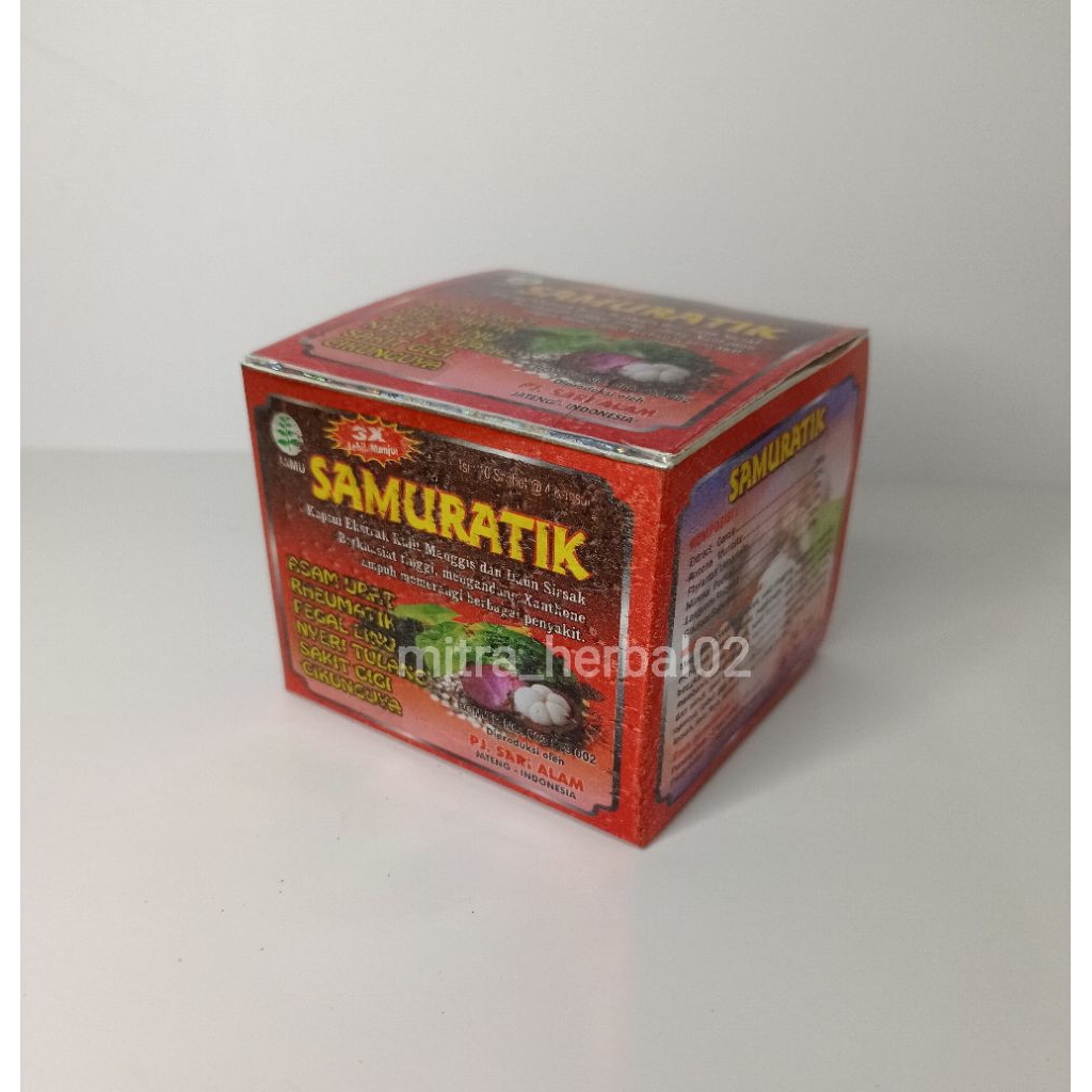 

COD jamu kapsul SAMU RATIK Original [grosir]