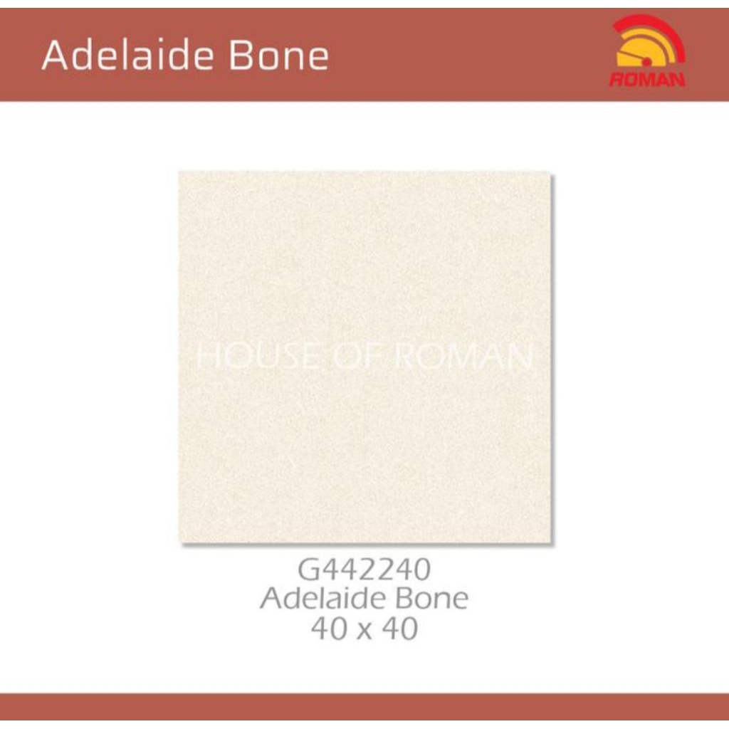 Roman Keramik G442240 Adelaide Bone 40x40 Kw2