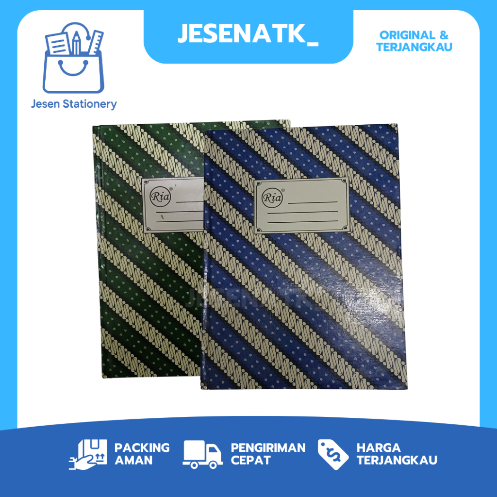 

Buku Tulis Kuarto / Hard Cover Kwarto Ria 100 Lembar