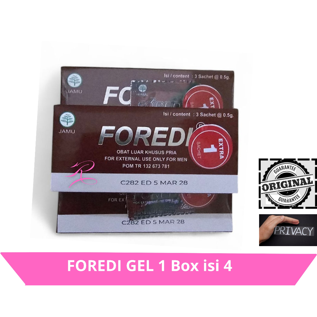 FOREDI GEL ORIGINAL - FOREDI GEL HERBAL - GEL OLES PRIA DEWASA