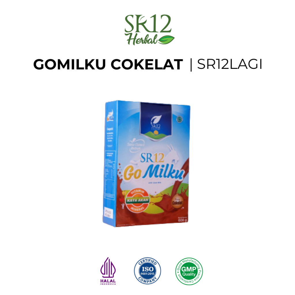 

GoMilku Cokelat SR12 Susu Kambing Halal Tanpa Gula