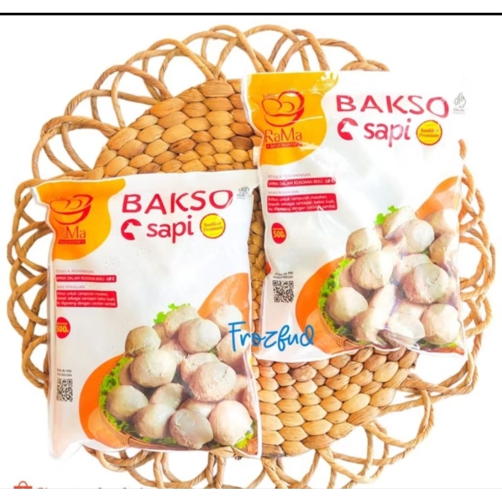 

GROSIR bakso sapi HALAL bakso RASA MANTAP 500GR