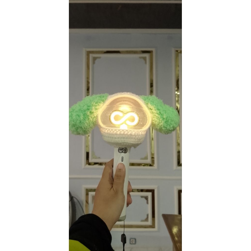 Cover Rajut Lightstick INFINITE Crochet Cover Yeobong Ver 3 Infinite Lightstick