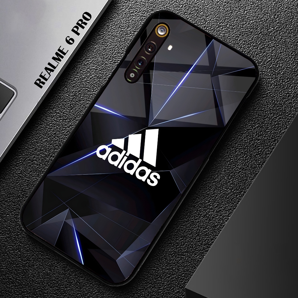 Case Realme 6 Pro Terbaru Fashion Case Casing Hp Motif ( ADIDAS ) Case Murah Softcase Hardcase Pelin